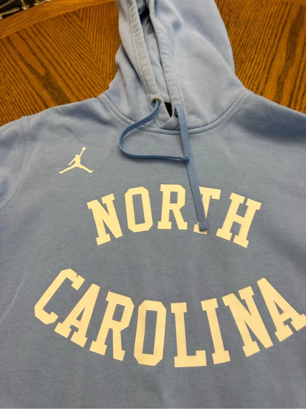 Nike North Carolina Light Blue Jordan Hoodie
